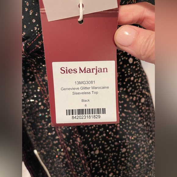 Sies Marjan Genevieve Glitter Marocaine Blouse NWT SIZE6 - Picture 7 of 14
